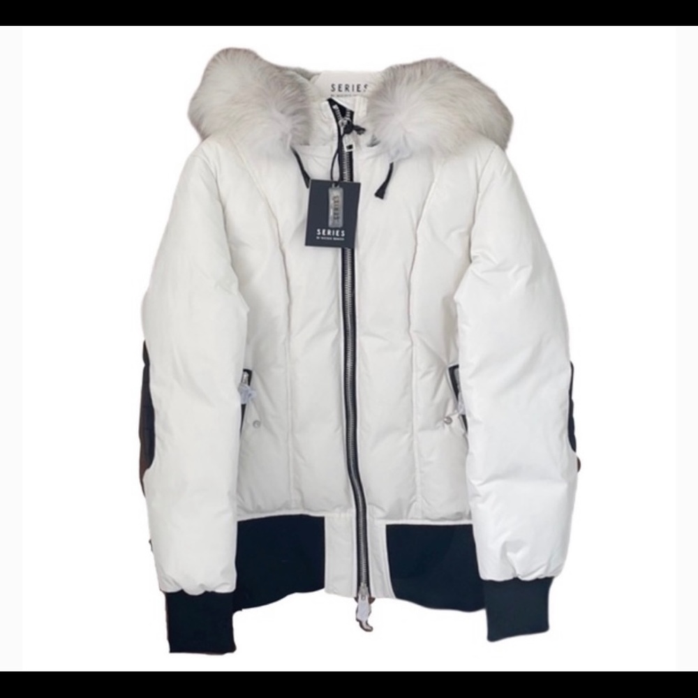 Nicole Benisti Series Down jacket fox fur hood